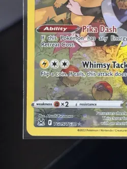 Pokemon TCG Pikachu TG05/TG30 SWSH11: Lost Origin Trainer Gallery - Image 4