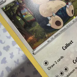 Snorlax 141/192 Cosmos Holo Rebel Clash Pokemon W/ Holo SWIRL On Butt LP - Image 2