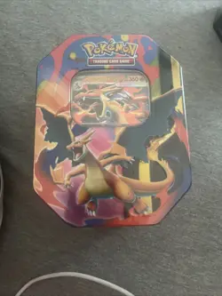 Pokemon TCG: Mega Charizard Y Tin Phantasmal Flames Mega Evolution New & Sealed - Image 1