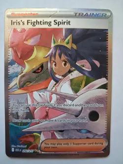 Pokemon Ascended Heroes Iris's Fighting Spirit 292/217 trainer NM+ Never Played. - Image 2