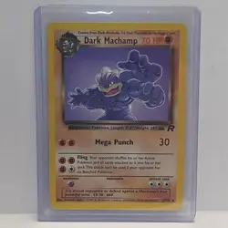 Dark Machamp Team Rocket 27/82 Rare Regular 70 HP Unlimited English - Image 1
