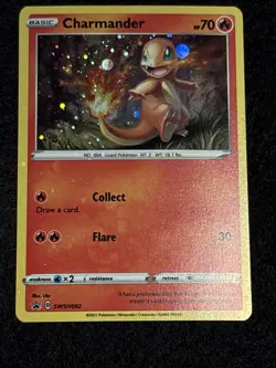 Pokemon TCG - Charmander SWSH092 - Cosmos Holo - Black Star Promo- Dam - Image 2