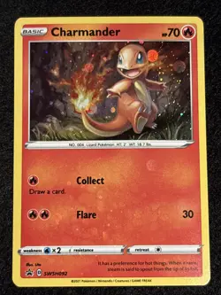 Pokemon TCG - Charmander SWSH092 - Cosmos Holo - Black Star Promo- Dam - Image 5