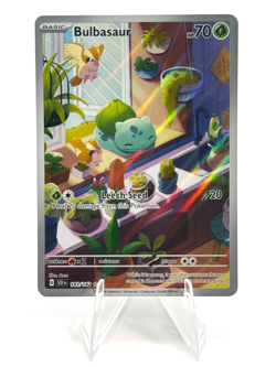 Pokemon Bulbasaur Illustration Rare Stellar Crown 143/142 - Image 1