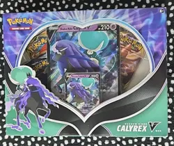 2021 Pokemon TCG Shadow Rider Calyrex V Box Sealed 820650809002 - Image 1
