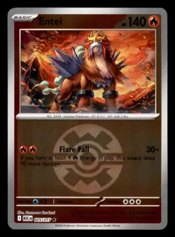 Entei 025/217 ASC ME: Ascended Heroes Pokemon Near Mint Reverse Holo - Image 1