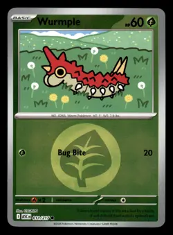 Wurmple 011/217 ASC ME: Ascended Heroes Pokemon NM Reverse Holo - Image 1