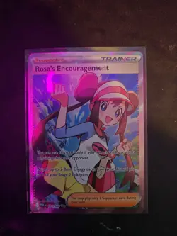 Pokemon TCG Rosa's Encouragement 114/088 NM Perfect Order - Image 1