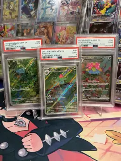 POKEMON BULBASAUR EVOLUTION LINE SEQUENTIAL SET SV 151 ALL PSA 9s MINT - Image 1