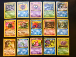 NM Pokemon TCG 1st Edition “Fossil” Uncommon/ Common Set (#31-#64) - Image 1