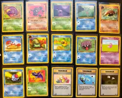 NM Pokemon TCG 1st Edition “Fossil” Uncommon/ Common Set (#31-#64) - Image 3