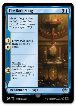 The Bath Song #40 (NM) Lord of the Rings LTR Magic MTG - Image 1