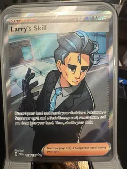 Pokemon Larry's Skill 139/131 Prismatic Evolutions Ultra Rare Full Art Holo NM - Image 1