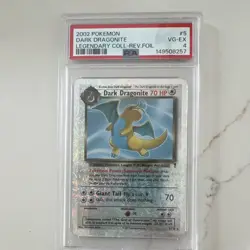 Pokemon Dark Dragonite Legendary Collection 5/110 Reverse Holo PSA 4 - Image 1