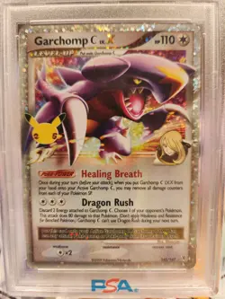 2021 Pokemon Celebrations Classic Collection 145 Garchomp C LV.X PSA 10 GEM MINT - Image 2