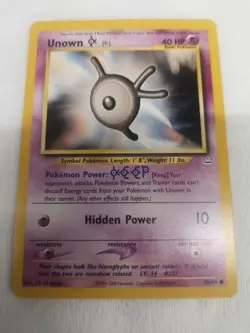 Unown (K) 58/64 Neo Revelation 2001 Vintage Pokemon Unlimited Regular - Image 1