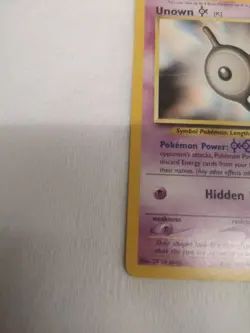 Unown (K) 58/64 Neo Revelation 2001 Vintage Pokemon Unlimited Regular - Image 2