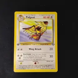 Pokemon TCG Pidgeot Jungle 24/64 1st Edition Rare LP - Image 1