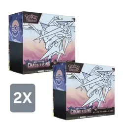 Pokemon Chaos Rising Booster Box + 2 Pokemon Center Elite Trainer Box ETB Presal - Image 4