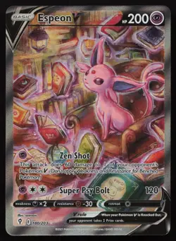 Espeon V 180/203 Alternate Full Art Evolving Skies Pokemon English NM - Image 1