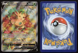 Leafeon V 167/203 Alternate Full Art Evolving Skies Pokemon English NM - Image 3