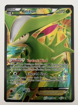 2013 Pokemon TCG English - Virizion EX 96/101 Ultra Rare - Plasma Blast - NM - Image 1
