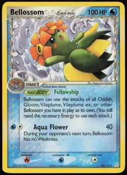 Bellossom 19/110 LP Holon Phantoms Rare Pokemon - Image 1