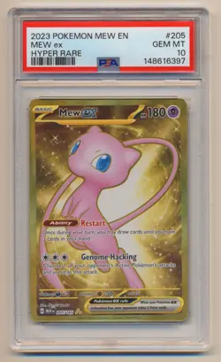 PSA 10 Pokemon 151 Hyper Rare Mew EX MEW EN 205/165 GEM MINT Condition!! - Image 1