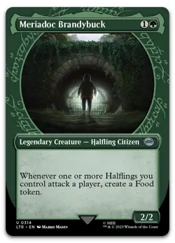 Meriadoc Brandybuck (Showcase) #314 (NM) Lord of the Rings LTR Magic MTG - Image 1