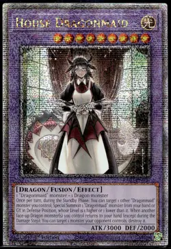 House Dragonmaid (Quarter Century Secret Rare) RA03-EN037 LP YuGiOh - Image 1