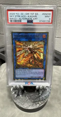 Yu-Gi-Oh! Sky Striker Ace - Kagari Maximum Gold 1st Edition Alt MAGO-EN038 PSA 9 - Image 1