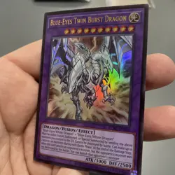 Blue-Eyes Twin Burst Dragon LCKC-EN058 Unlimited ULTRA RARE NM! +Bonus FREESHIP! - Image 3