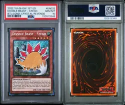 PSA 10 💎 2022 YU-GI-OH! BATTLES OF LEGEND: CRYSTAL REVENGE 1ST ED DOODLE BEAST - Image 3