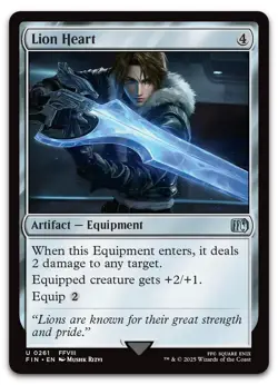 Lion Heart #261 (NM) Final Fantasy FIN Magic MTG - Image 1