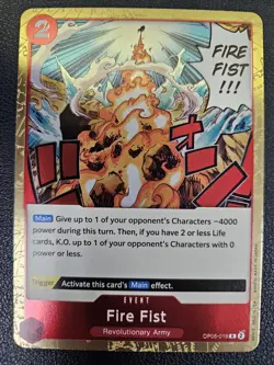 Fire Fist - OP05-019 - R - One Piece - Awakening of A New Era - Image 1