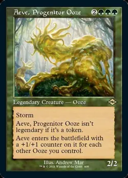 Aeve, Progenitor Ooze (Retro Frame) -Foil Near Mint MTG Modern Horizons 2 - Image 1