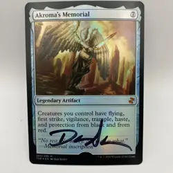 Akroma's Memorial Card Signed Dan Scott Artist MTG Artist Proof - Image 1