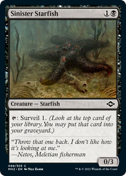 Sinister Starfish FOIL Modern Horizons 2 NM Black Common MAGIC MTG CARD ABUGames - Image 1
