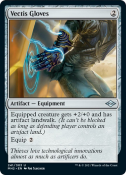 Vectis Gloves FOIL Modern Horizons 2 NM Artifact Uncommon MAGIC CARD ABUGames - Image 1