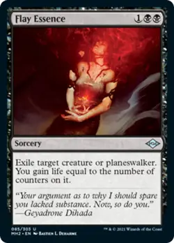 Flay Essence FOIL Modern Horizons 2 NM Black Uncommon MAGIC MTG CARD ABUGames - Image 1