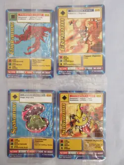 Bandai 1999 Shreddies Promo Cards x 4 in Sealed Packets Etemon,Syakomon,Sukamon - Image 2