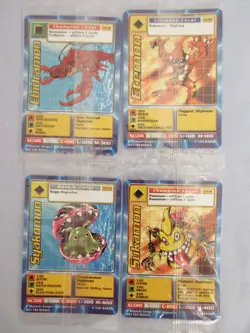 Bandai 1999 Shreddies Promo Cards x 4 in Sealed Packets Etemon,Syakomon,Sukamon - Image 3