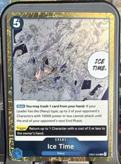 One Piece Ice Time Event Navy EB04-028 Rare Bandai Card English - Image 1