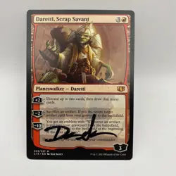 Daretti, Scrap Savant Card Signed By Dan Scott MTG Artist Proof - Image 1