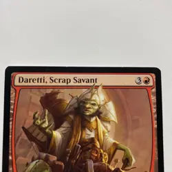 Daretti, Scrap Savant Card Signed By Dan Scott MTG Artist Proof - Image 2