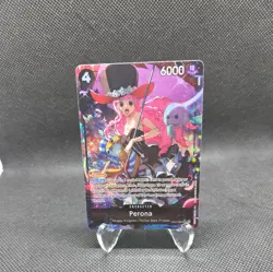 Bandai One Piece Perona EB03-045 Character Blocker Holo 6000 Power Card - Image 1