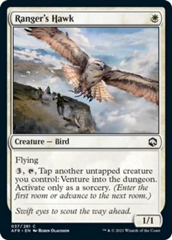 Ranger's Hawk FOIL Adventures in the Forgotten Realms NM Common CARD ABUGames - Image 1