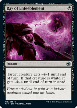 Ray of Enfeeblement FOIL Adventures in the Forgotten Realms NM CARD ABUGames - Image 1