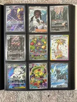 Pokemon Card Binder Collection 110+ Mint Cards Full Arts, Trainers, Promos, EX - Image 5