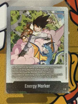 Bandai Dragon Ball Super Energy Marker Foil Card E-80 Son Goku - Image 1
